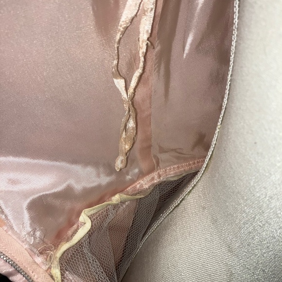 1950s/60s Union Label burnt out velvet Lolita style dress - Picture 12 of 15